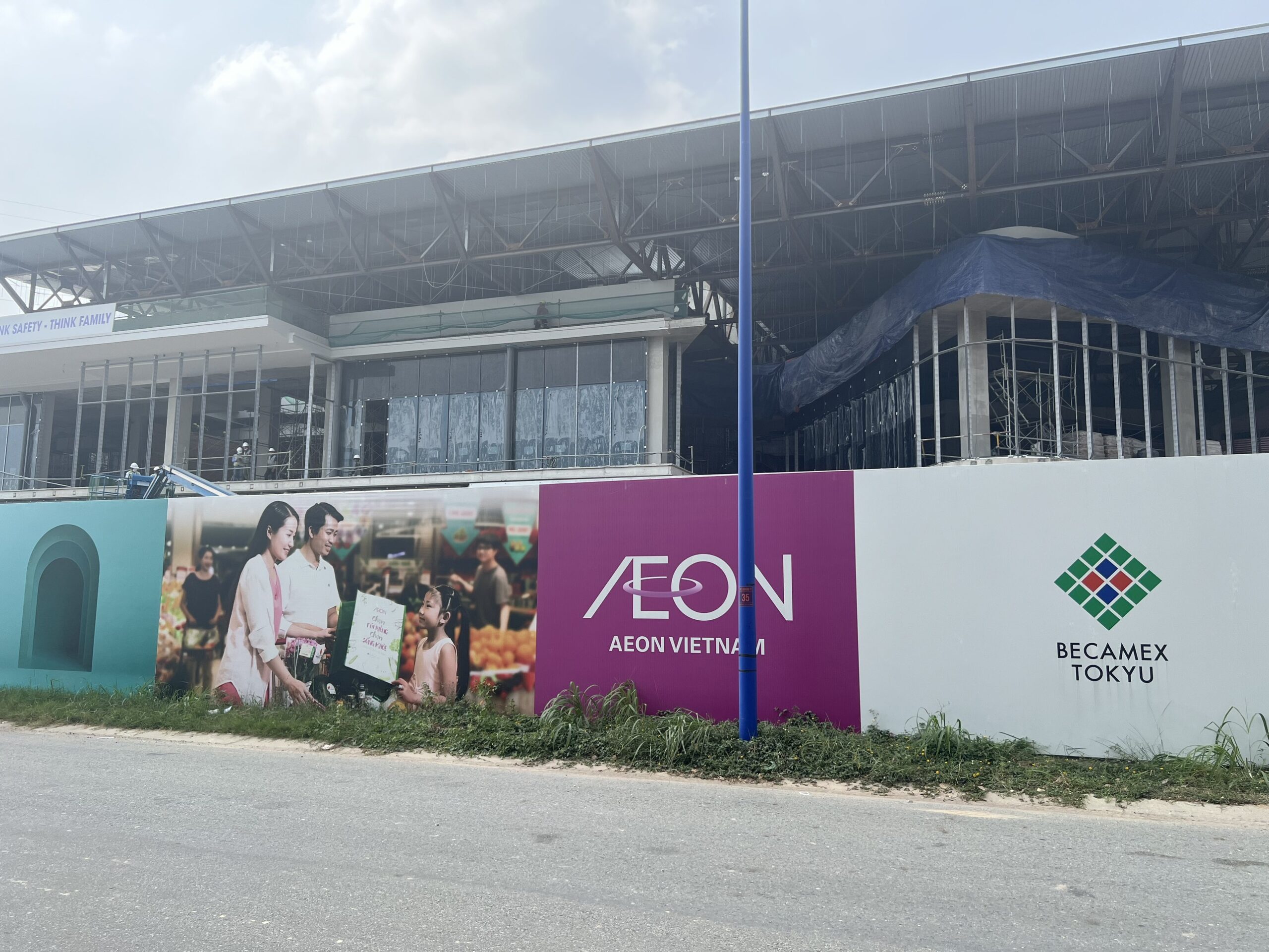 Aeon Mall Thành phố mới Bình Dương đang dần hoàn thiện